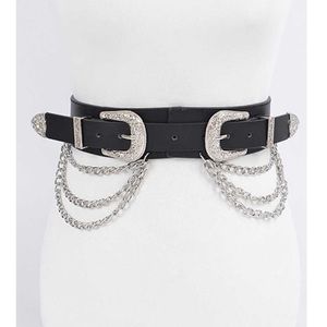 • Chain Double Buckle Belt •